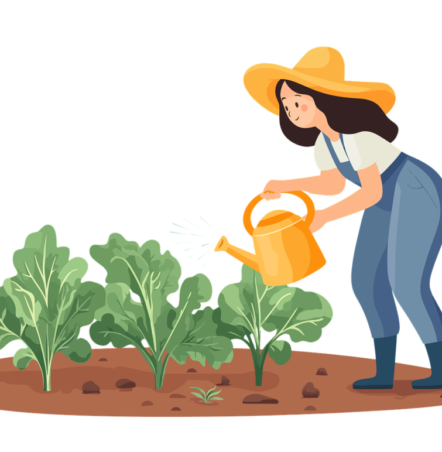 ai generated watering gardening 8984992