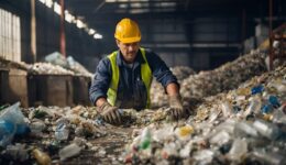 ai generated worker garbage waste 8672132